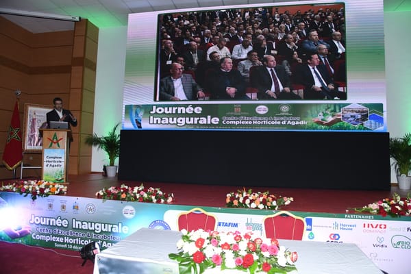 Coordination et communication pour l’événement du Complexe Horticole d’Agadir